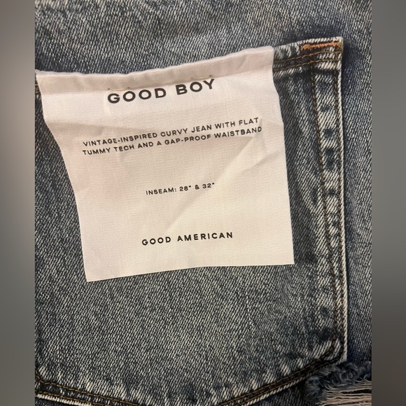 NWTs Good American Good Boy Jeans! Size 18! - Picture 7 of 8